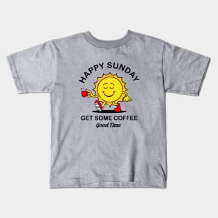 Sun and coffee Kids T-Shirt